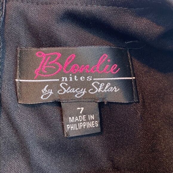 Blondie nites by stacy sklar cut out rhinestone dress‎ - Picture 4 of 6